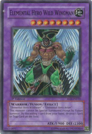 Elemental HERO Wild Wingman  [1st Edition] EOJ-EN035