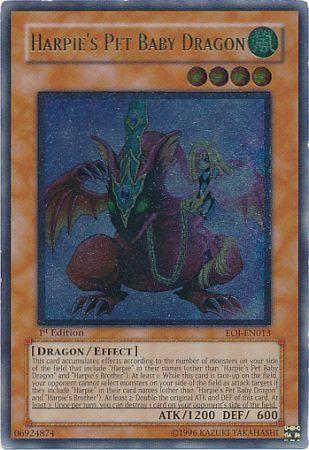 Harpie's Pet Baby Dragon [Ultimate Rare 1st Edition] EOJ-EN013