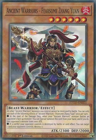 Ancient Warriors - Fearsome Zhang Yuan [1st Edition] ETCO-EN021