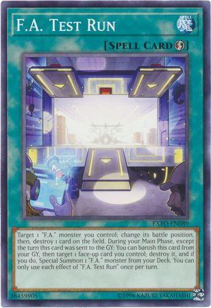 F.A. Test Run EXFO-EN089
