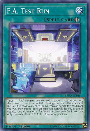 F.A. Test Run [1st Edition] EXFO-EN089
