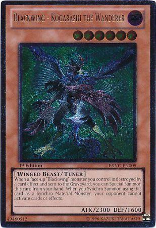 Blackwing - Kogarashi the Wanderer [Ultimate Rare 1st Edition] EXVC-EN009