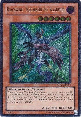Blackwing - Kogarashi the Wanderer [Ultimate Rare] EXVC-EN009