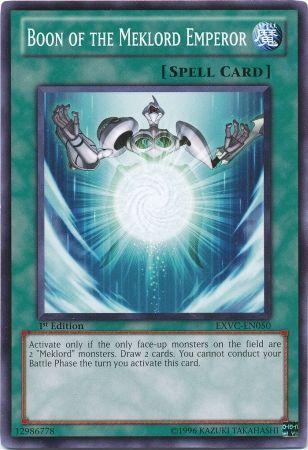 Boon of the Meklord Emperor [1st Edition] EXVC-EN050