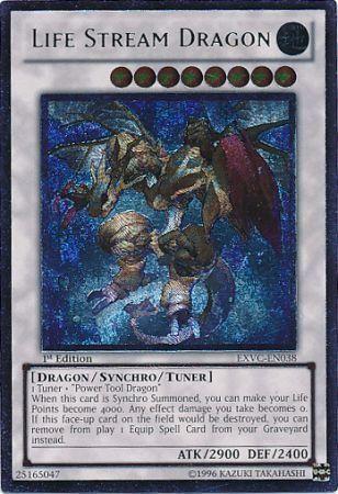 Life Stream Dragon [Ultimate Rare 1st Edition] EXVC-EN038