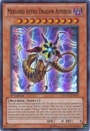 Meklord Astro Dragon Asterisk [1st Edition] EXVC-EN015
