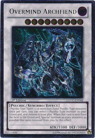 Overmind Archfiend [Ultimate Rare 1st Edition] EXVC-EN044