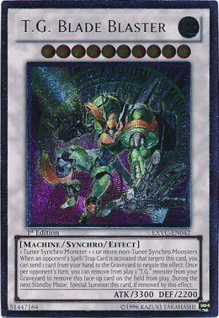 T.G. Blade Blaster [Ultimate Rare 1st Edition] EXVC-EN042