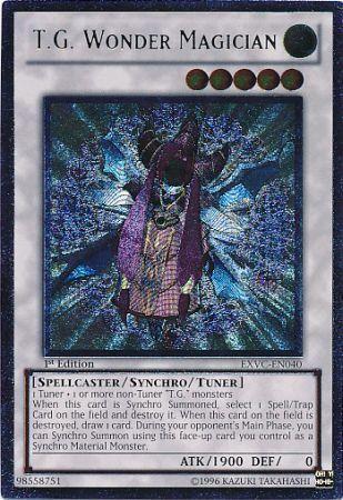 T.G. Wonder Magician [Ultimate Rare 1st Edition] EXVC-EN040