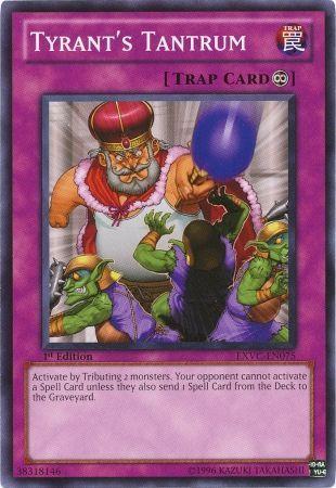 Tyrant's Tantrum [1st Edition] EXVC-EN075