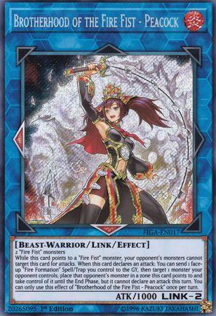 Brotherhood of the Fire Fist - Peacock FIGA-EN017