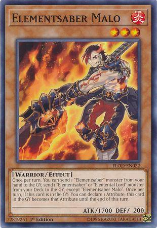 Elementsaber Malo [1st Edition] FLOD-EN022