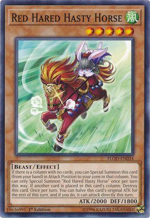 Red Hared Hasty Horse [1st Edition] FLOD-EN034