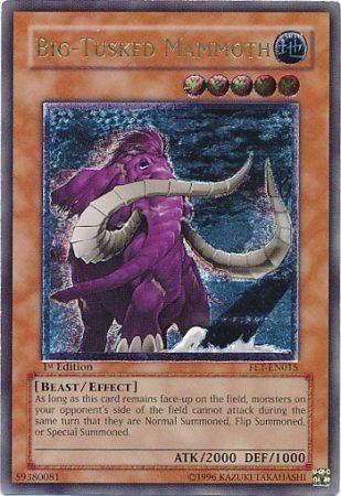 Big-Tusked Mammoth [Ultimate Rare 1st Edition] FET-EN015