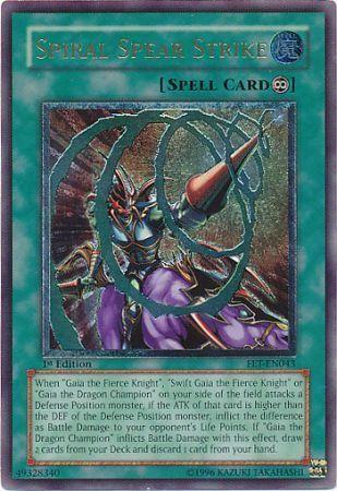 Spiral Spear Strike [Ultimate Rare 1st Edition] FET-EN043