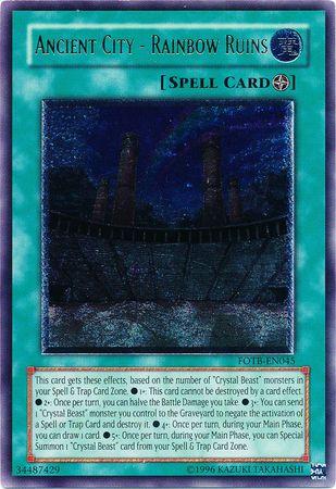 Ancient City - Rainbow Ruins [Ultimate Rare] FOTB-EN045