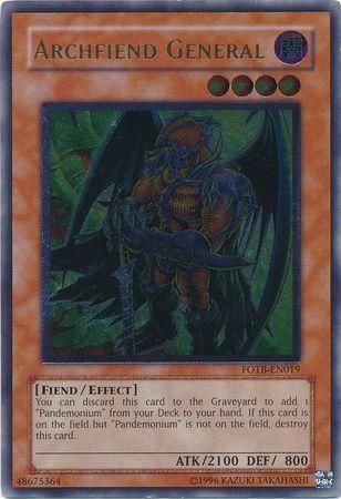 Archfiend General [Ultimate Rare] FOTB-EN019