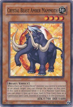 Crystal Beast Amber Mammoth FOTB-EN005