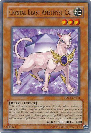 Crystal Beast Amethyst Cat FOTB-EN002