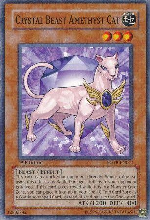 Crystal Beast Amethyst Cat [1st Edition] FOTB-EN002