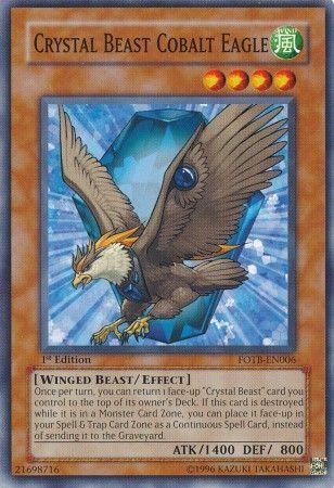 Crystal Beast Cobalt Eagle [1st Edition] FOTB-EN006