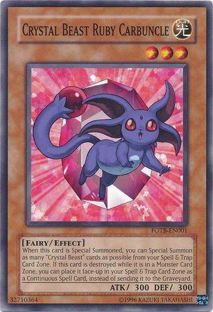 Crystal Beast Ruby Carbuncle FOTB-EN001