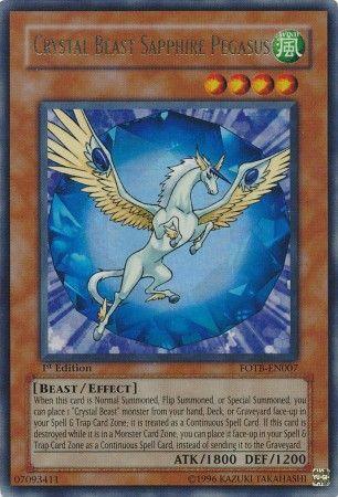 Crystal Beast Sapphire Pegasus [1st Edition] FOTB-EN007