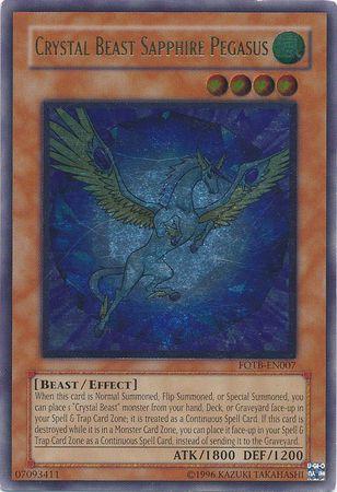 Crystal Beast Sapphire Pegasus [Ultimate Rare] FOTB-EN007