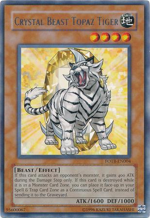 Crystal Beast Topaz Tiger FOTB-EN004