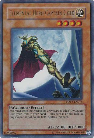 Elemental Hero Captain Gold FOTB-EN014