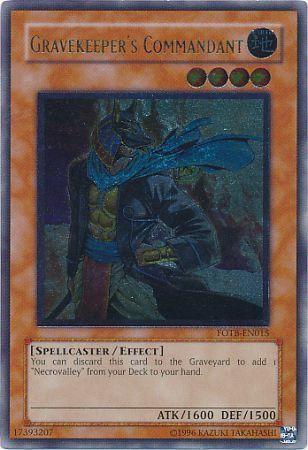Gravekeeper's Commandant [Ultimate Rare 1st Edition] FOTB-EN015