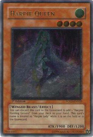 Harpie Queen [Ultimate Rare 1st Edition] FOTB-EN020