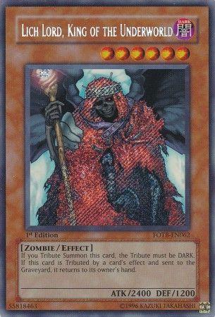 Lich Lord, King of the Underworld [1st Edition] FOTB-EN062