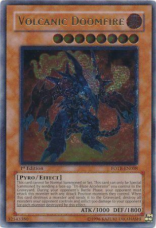 Volcanic Doomfire [Ultimate Rare 1st Edition] FOTB-EN008