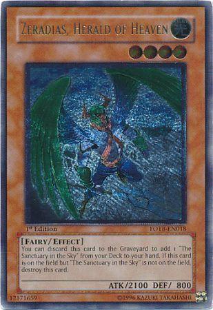 Zeradias, Herald of Heaven [Ultimate Rare 1st Edition] FOTB-EN018