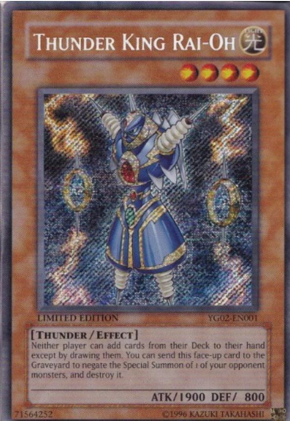 Thunder King Rai-Oh YG02-EN001