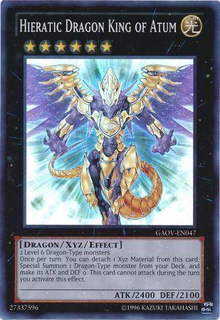 Hieratic Dragon King of Atum GAOV-EN047