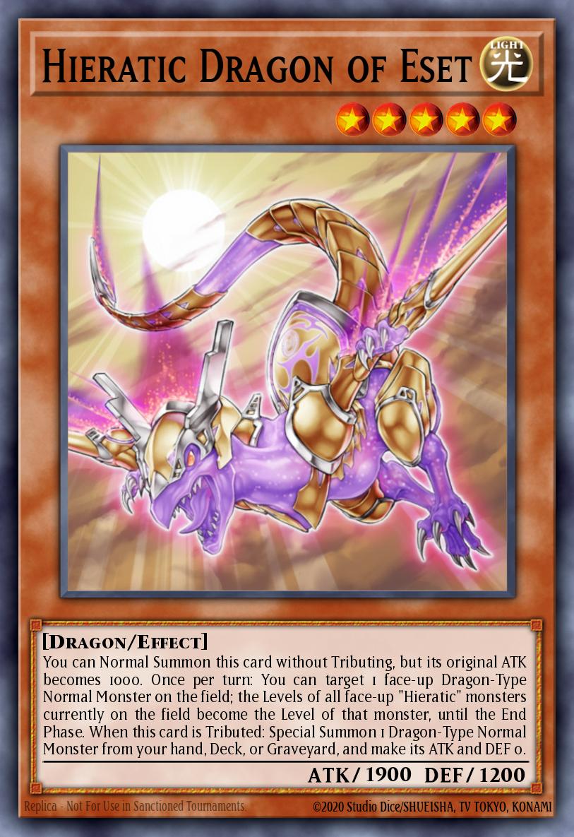 Hieratic Dragon of Eset [1st Edition] GAOV-EN020