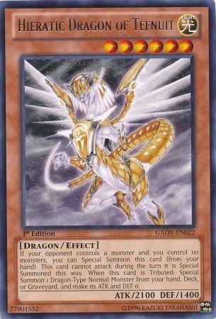 Hieratic Dragon of Tefnuit [1st Edition] GAOV-EN022