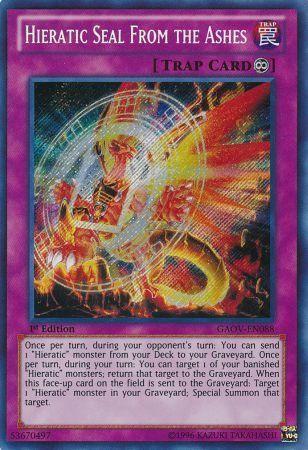 Hieratic Seal From the Ashes [1st Edition] GAOV-EN088