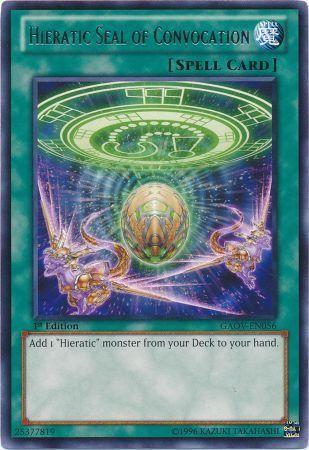 Hieratic Seal of Convocation [1st Edition] GAOV-EN056