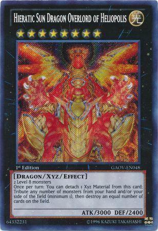Hieratic Sun Dragon Overlord of Heliopolis [1st Edition] GAOV-EN048