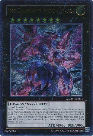 Neo Galaxy-Eyes Photon Dragon [Ultimate Rare] GAOV-EN041