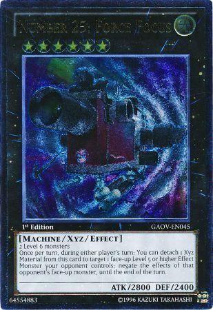 Number 25: Force Focus [Ultimate Rare 1st Edition] GAOV-EN045