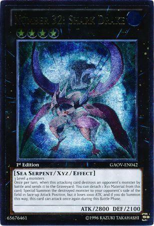 Number 32: Shark Drake [Ultimate Rare 1st Edition] GAOV-EN042