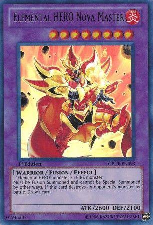 Elemental HERO Nova Master [1st edition] GENF-EN093
