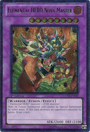 Elemental HERO Nova Master [Ultimate Rare 1st edition] GENF-EN093