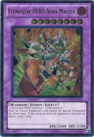 Elemental HERO Nova Master [Ultimate Rare] GENF-EN093