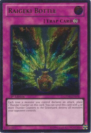 Raigeki Bottle [Ultimate Rare 1st edition] GENF-EN079