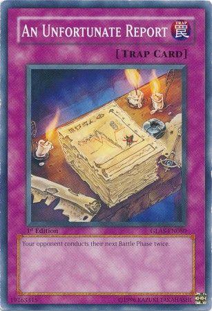 An Unfortunate Report [1st Edition] GLAS-EN080